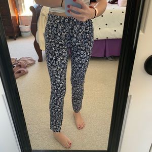 Floral dress pants